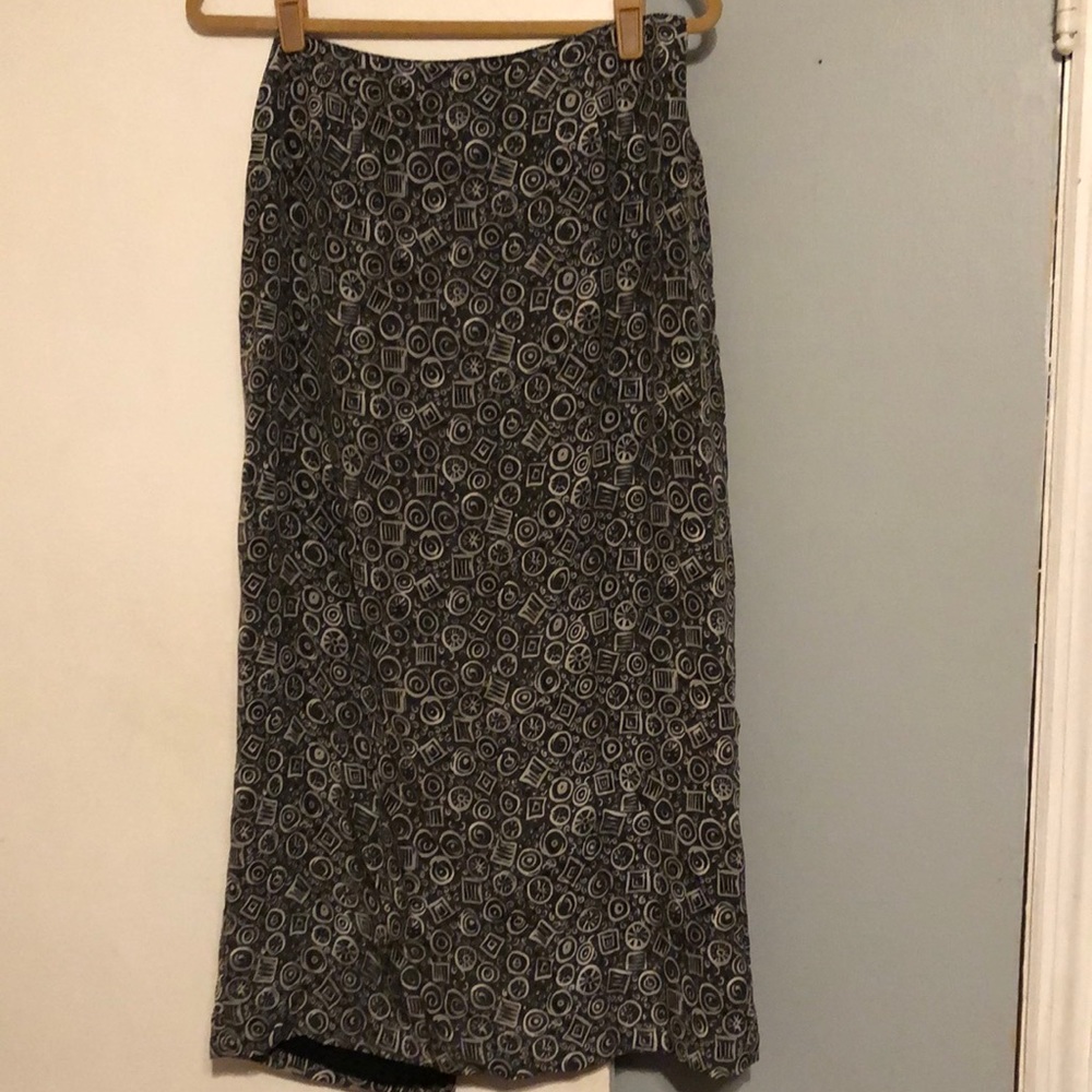 Central Falls Long Print Skirt Size 10